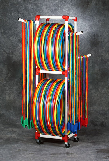 Rope and Hoop Cart – Sports Equipment Organizer | Easy Assembly | 20